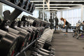PRO Adjustable Dumbbell Set home gym weights on rack