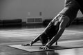 Non-slip yoga mat 6mm extra thick with carry strap